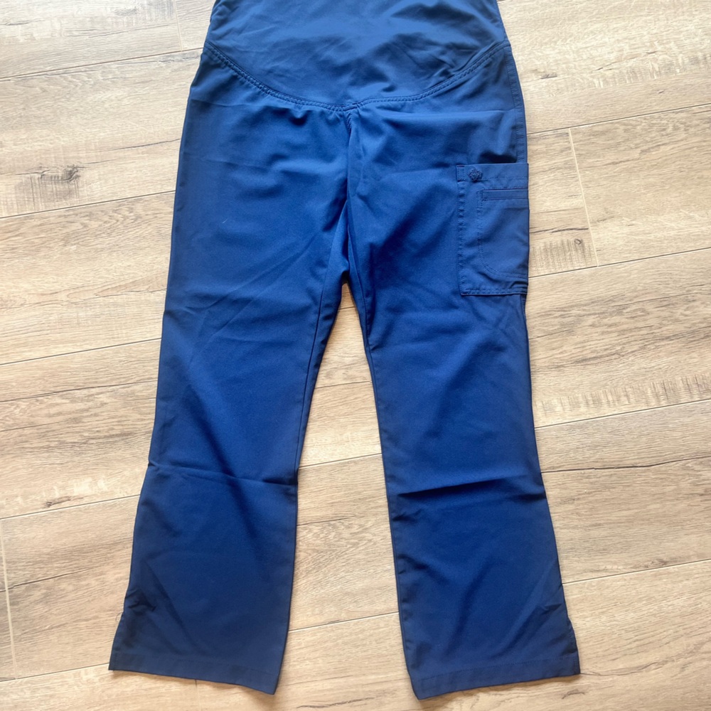 Navy Blue Maternity Scrub Pants